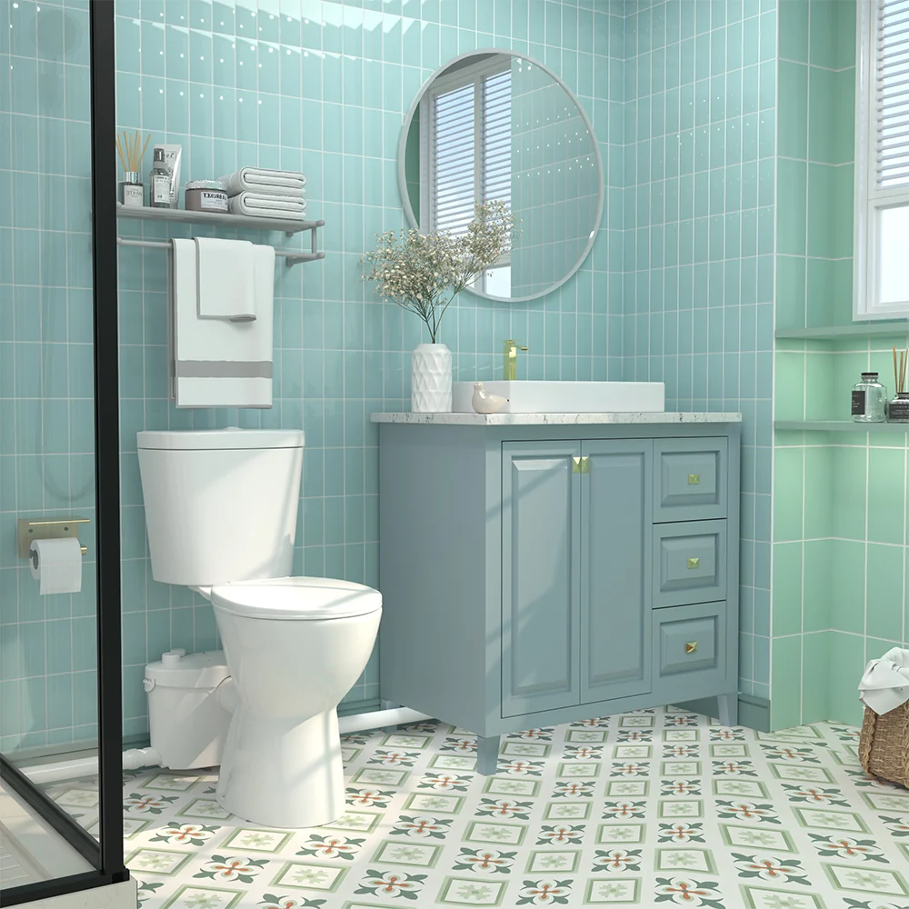 SNFLEX 19" Tall Macerating Toilet | 750W Upflush Toilet - Backorder - Image 8