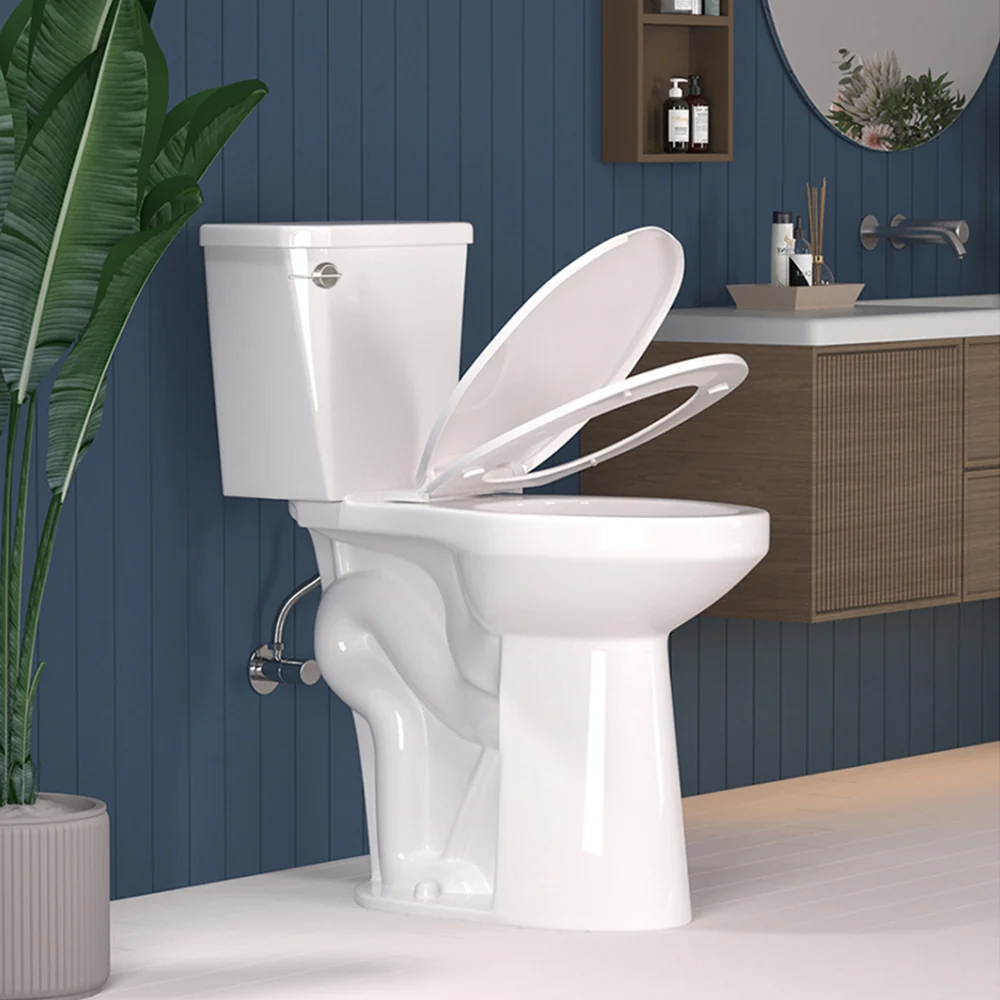 ELEMAZ 21" Extra Tall Toilet for Seniors & Tall Adults - Image 3