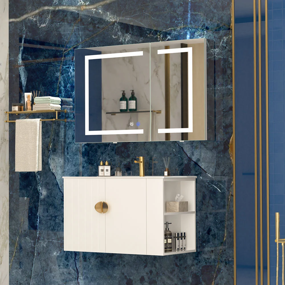 VEWRA 36 x 30" Lighted Medicine Cabinet | Double Door - Image 4