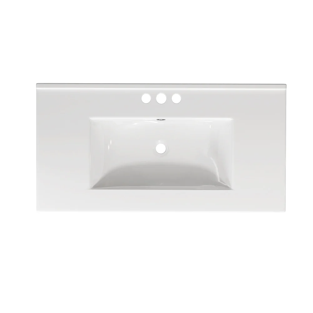 Sigsoul 36 Inch ADA Vanity with Sink | Roll-Under Bathroom Vanity - Image 6