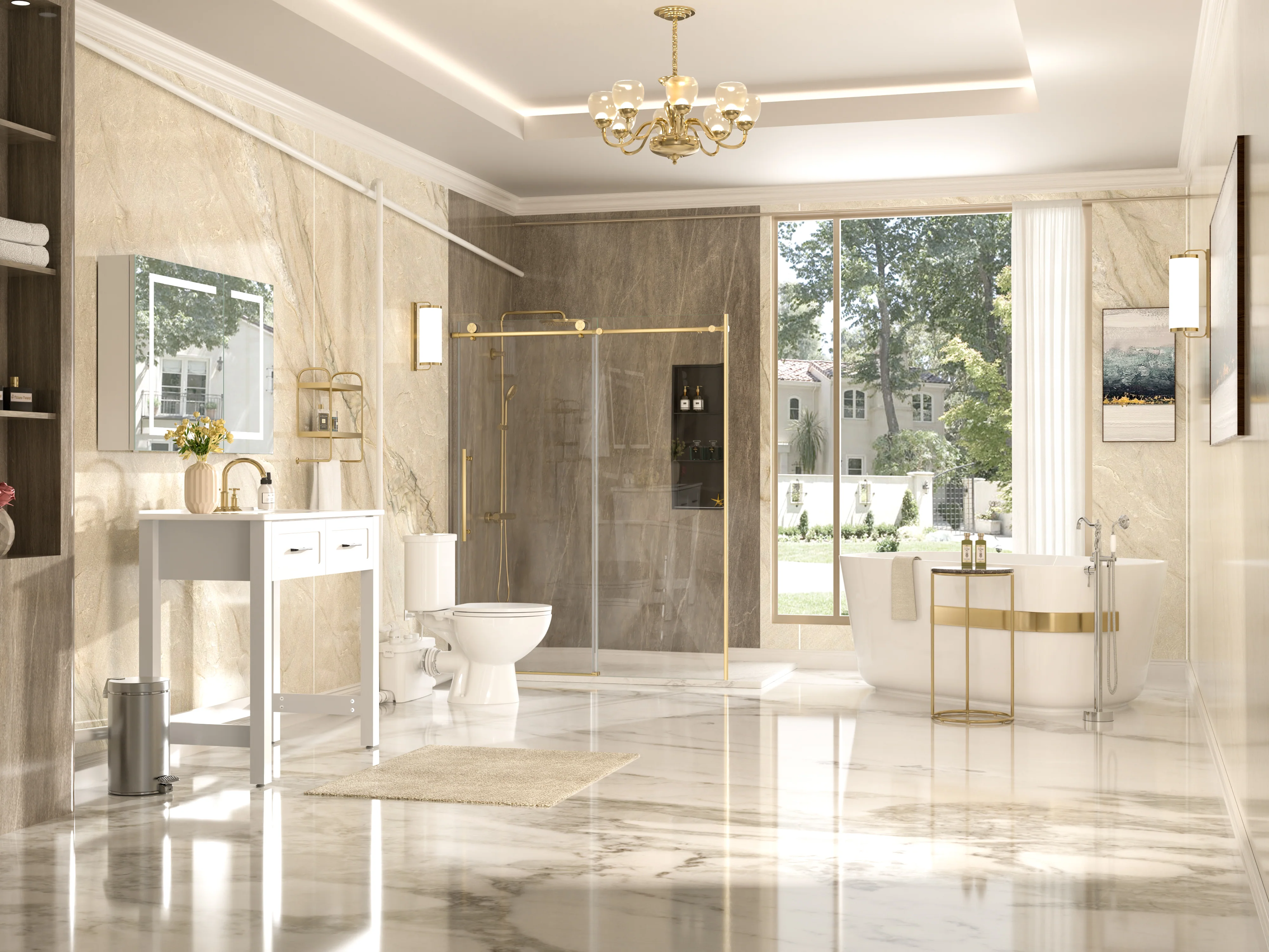 Simple Project | Golden Tranquility Bathroom
